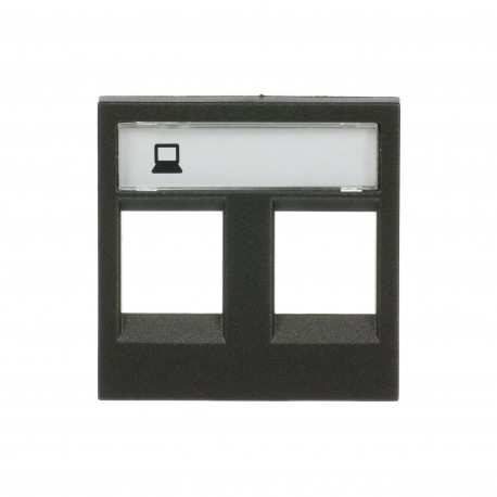 Niessen 2CLA221820N1801 Tapa ventana 2 conectores AN